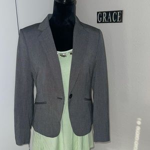 H&M fitted Blazer, Gray, size 10